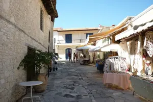 Tour image of Walk in Omodos alleys & around Kelephos medieval Venetian bridge