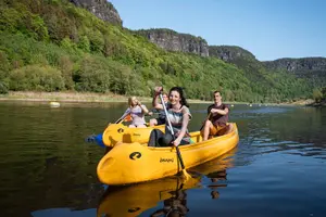 Tour image of Canoeing on the Elbe river from Děčín to Bad Schandau