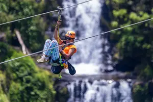 Tour image of Botanical World 8-Zipline & Suspension Bridge Waterfall Adventure
