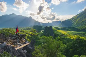 Tour image of Vang Vieng Tour B - Nam Xay Viewpoint Hike & Blue Lagoon 1 Tour