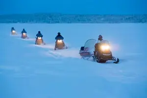Tour image of Northern Lights Snowmobile Tour near Kiruna in Sweden