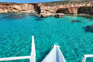 Tour image of Malta: Comino, Blue Lagoon & Caves - swim, snorkel & slide