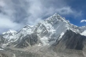 Tour image of Everest Base Camp Helicopter Tour landing at Everest View Hotel