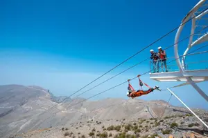 Tour image of Jebel Jais Zipline Flight World’s Longest Zipline Tour From Dubai